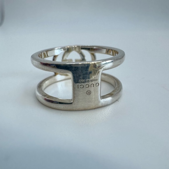 GUCCI INTERLOCKING WIDE OPEN BAND - Picture 3 of 10